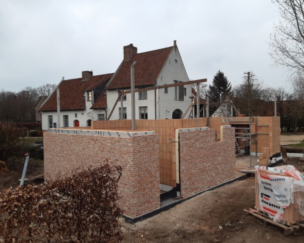 Woning in opbouw
